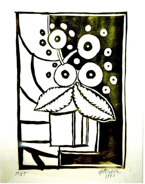 Maceta en verde – Manuel Angeles Ortiz – 1973