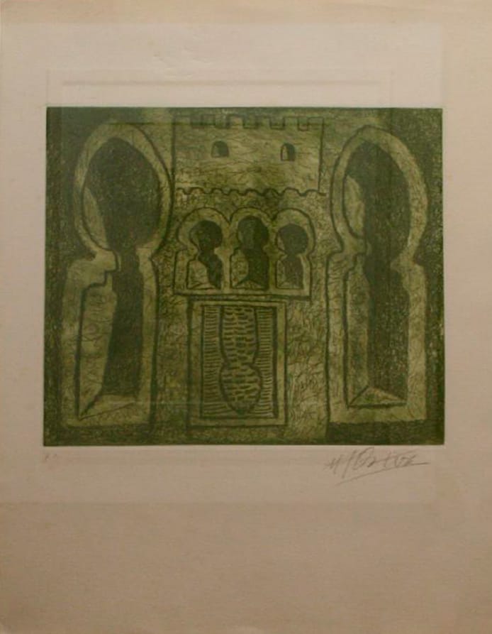 Misteriosa Alhambra – Manuel Angeles Ortiz – 1973