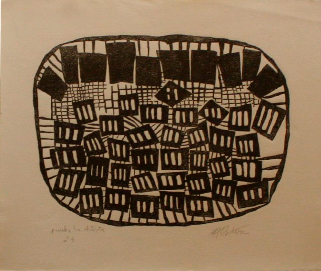 Albaycín Nocturno – Manuel Angeles Ortiz – 1973