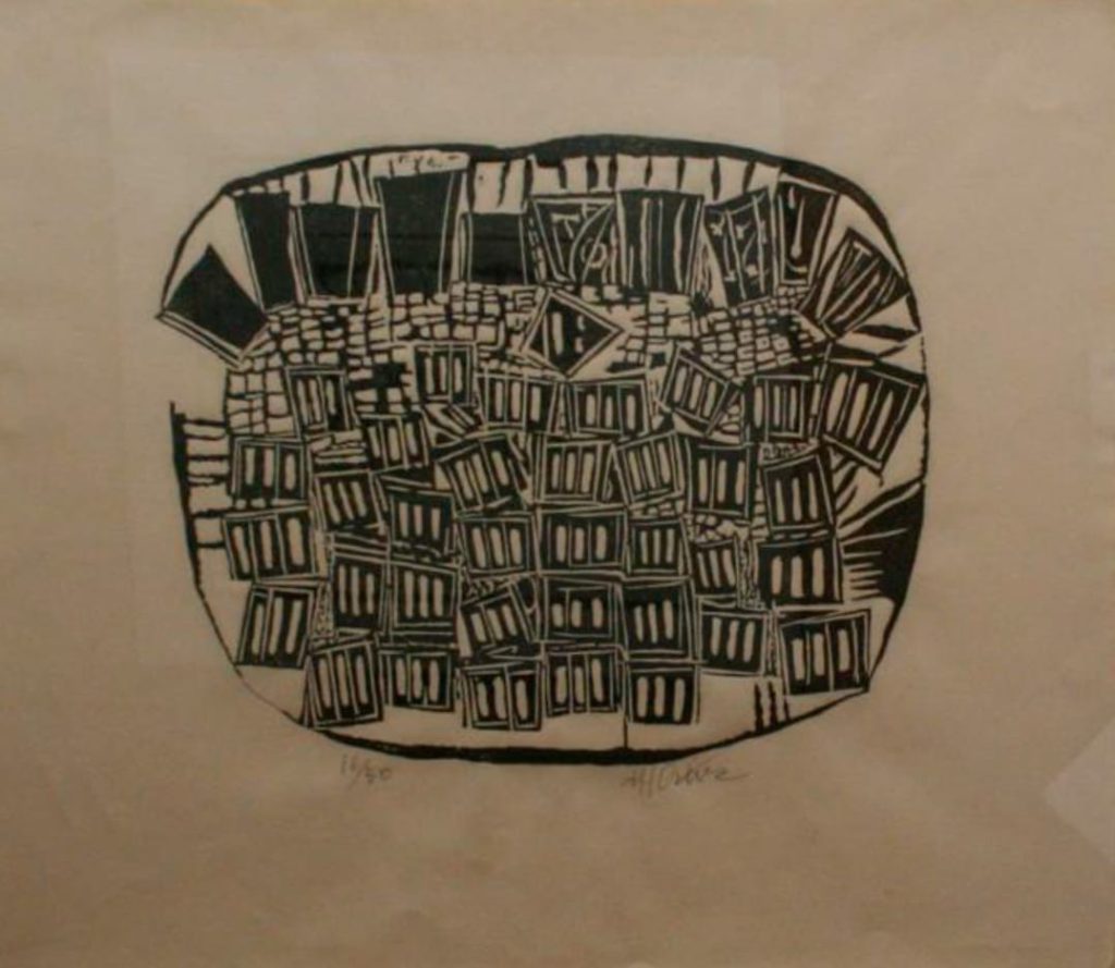 Albaycín Nocturno – Manuel Angeles Ortiz – 1973