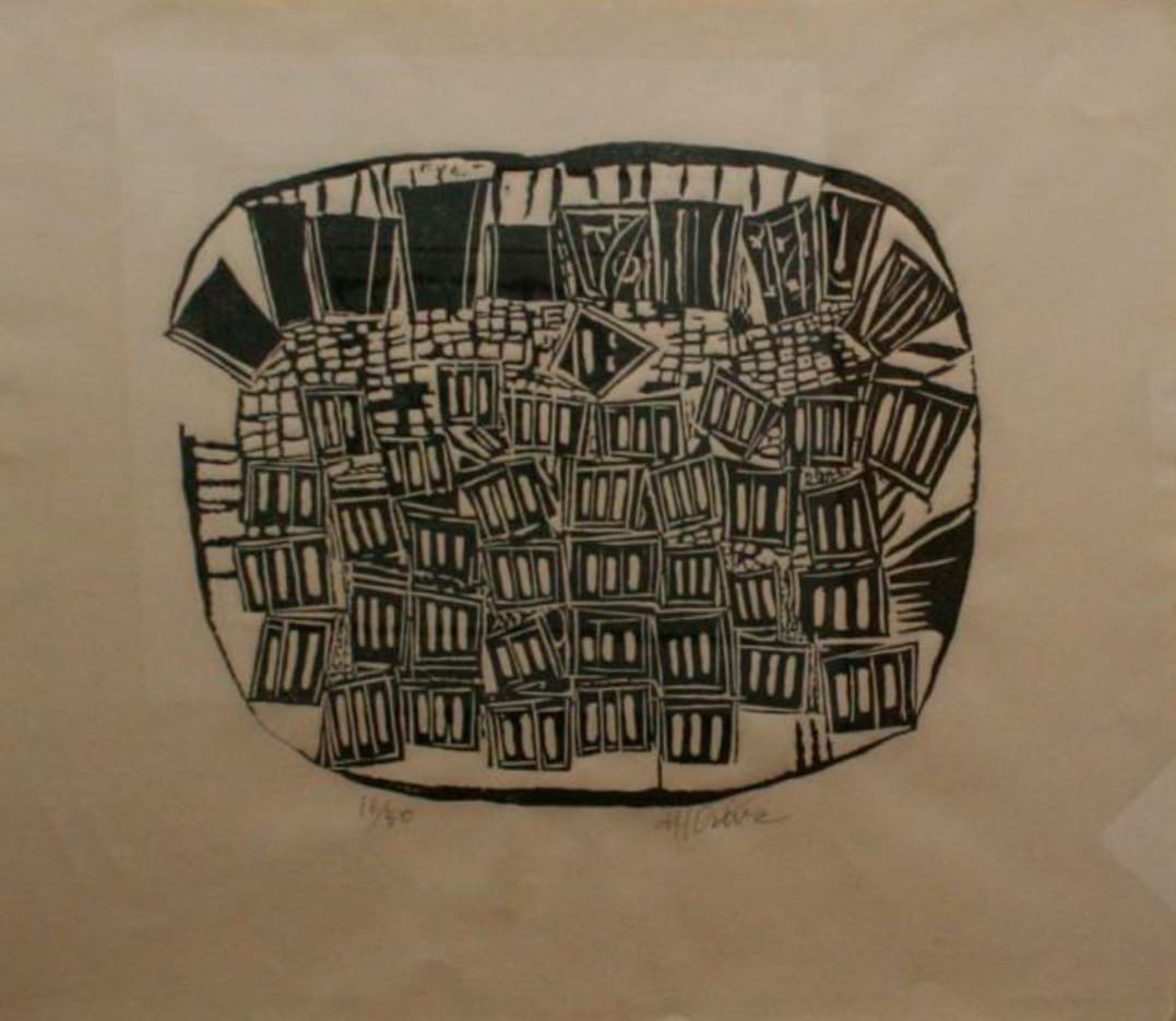 Albaycín Nocturno – Manuel Angeles Ortiz – 1973