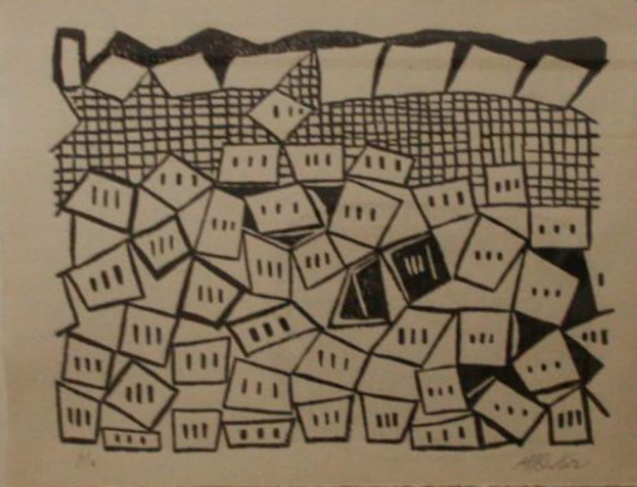 Albaycín – Manuel Angeles Ortiz – 1973