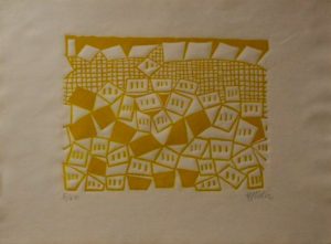 Albaycín Amarillo – Manuel Angeles Ortiz – 1973