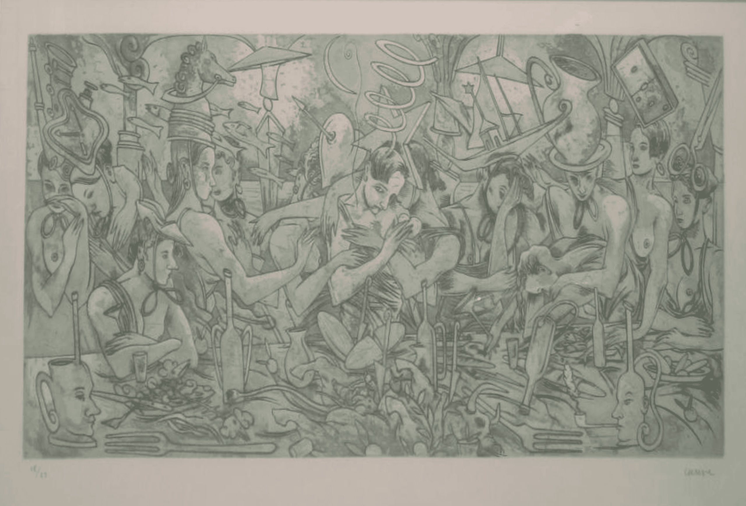 Alegoría Vespertina – Carlos Sánchez Pérez – 1987