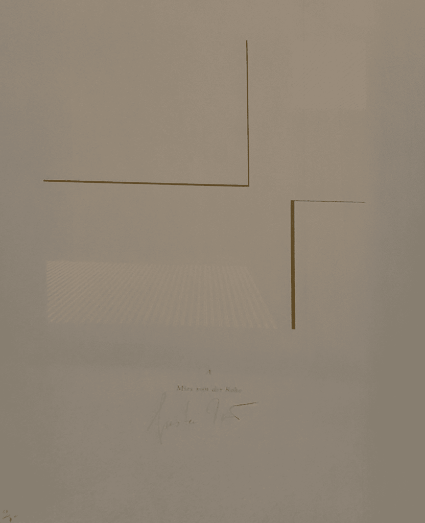 Mies Van de Rohe – Gustavo Torner – 1972