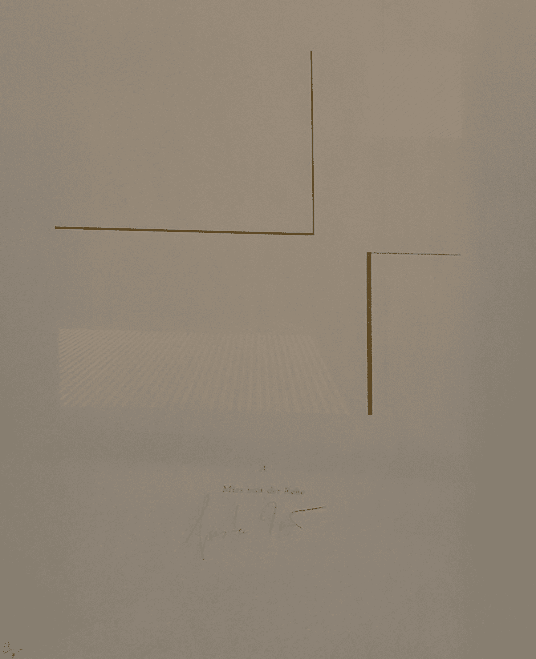 Mies Van de Rohe – Gustavo Torner – 1972