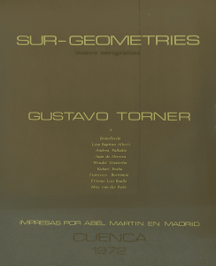 Portada Sur Geometries – Gustavo Torner – 1972